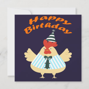 Rooster Birthday Kaart
