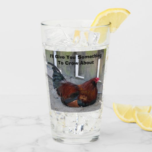 Rooster - Boerderij Life Series - Glass Glas (Achterkant ijs)