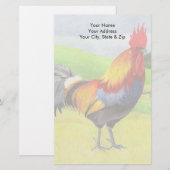 Rooster Briefpapier (Voorkant / Achterkant)
