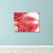 rooster canvas afdruk (Insitu (Houten vloer))