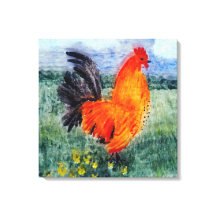 Rooster Chicken Art Land