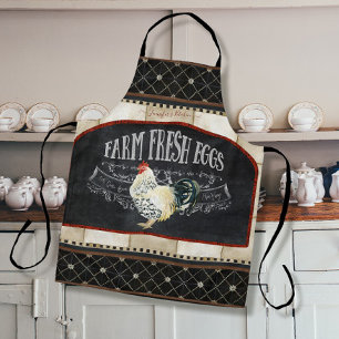 Rooster Chicken Boerderij Fresh Eggs Rustisch Farm Schort