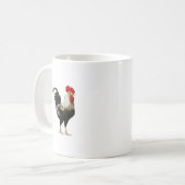  Rooster Chicken Customize Animal Best Koffiemok (Voorkant links)