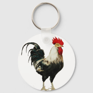 Rooster Chicken Customize Animal Best Sleutelhanger