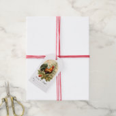  Rooster Christmas Gift Label Cadeaulabel (Met Touw)
