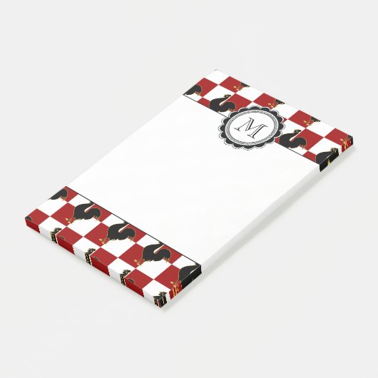 Rooster-cichenpatroop (Rooster) Post-it® Notes (Schuin)