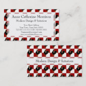 Rooster-cichenpatroop (Rooster) Visitekaartje (Voorkant / Achterkant)