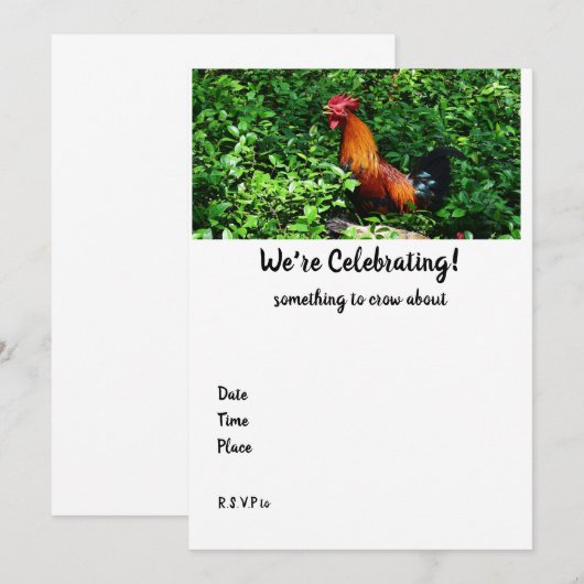 Rooster Crowing (Voorkant / Achterkant)