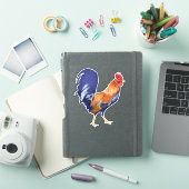 Rooster Custom-Cut Stickers (Couverture iPad)
