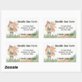 Rooster Custom Eggs Sticker (Vel)