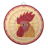 Rooster Dartbord (Voorkant)