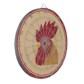 Rooster Dartbord (Voorkant Links)