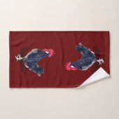 Rooster de Minorque (Serviette à main)