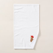 Rooster Design Monogrammed Bad Handdoek (Handdoek)