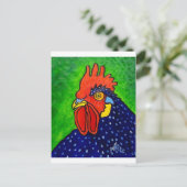 ROOSTER door Piliero Briefkaart (Staand voorkant)