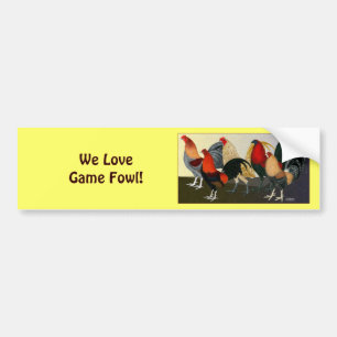 Rooster Dream Team Bumpersticker