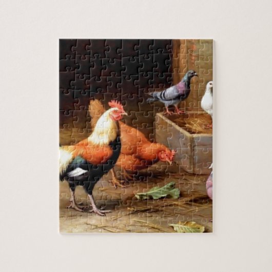 Rooster-duiven Legpuzzel (Verticaal)