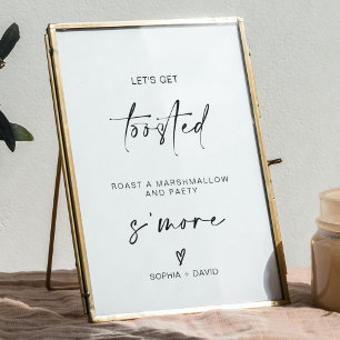 Rooster een Marshmallow en Party S'more Station S Poster