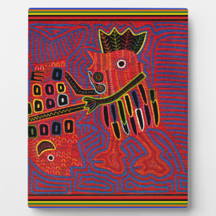 Rooster Een vis schalen met een machine Fotoplaat