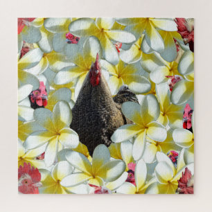 Rooster en Frangipanis Legpuzzel