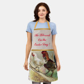  rooster en Pasen voor kippen Schort (Gedragen)