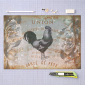 Rooster Ephemera ontkoppeling Tissuepapier (Craft)