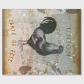  Rooster Ephemera Ontvapt papier (Vlak)