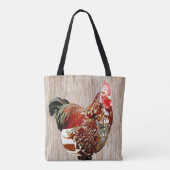 Rooster Extrovert Tote Bag (Achterkant)