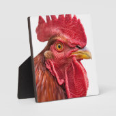 Rooster Face Fotoplaat (Voorkant)
