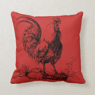 Rooster Farmhouse Pillow Kussen