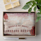  Rooster Floral Ephemera ontkoppeling Tissuepapier (Geschenk)