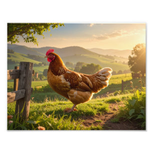 Rooster Foto Afdruk