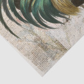 Rooster Franse boerderij Burlap Land Decoupage Tissuepapier (Detail)