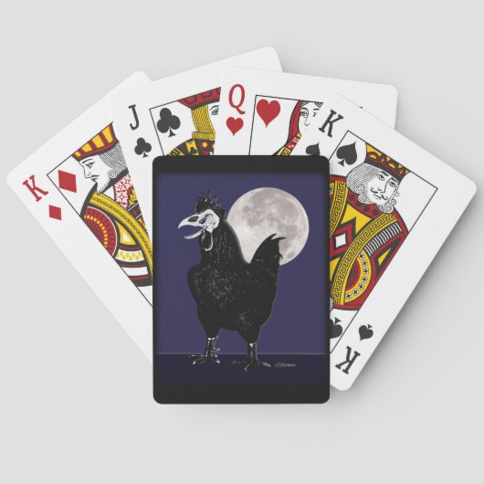 Rooster Ghost Pokerkaarten (Achterkant)