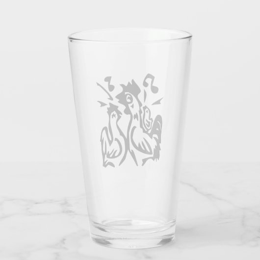 Rooster Glas (Achterkant)