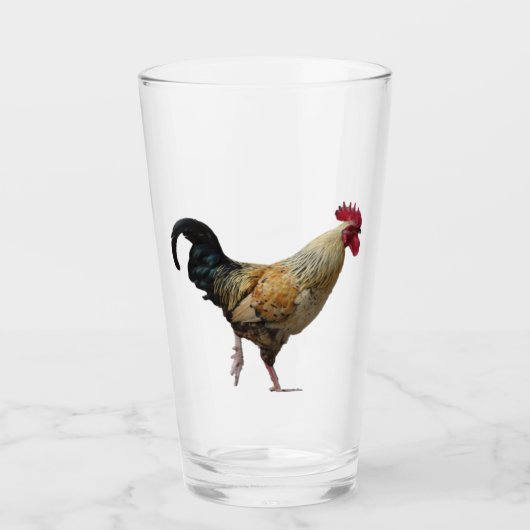 Rooster Glass Tumbler (Voorkant)