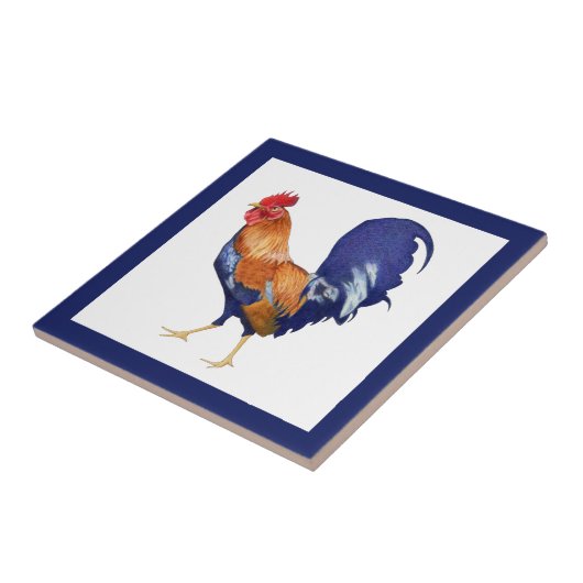 Rooster grens Tile Tegeltje (Zijkant)