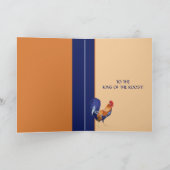Rooster Happy Vaderdag Card Kaart (Binnen)