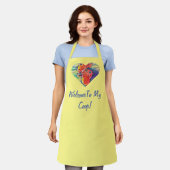 ROOSTER HEART Apron Schort (Gedragen)