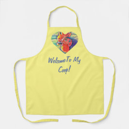 ROOSTER HEART Apron Schort
