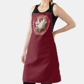 Rooster Heraldic Crest Apron Schort (Insitu)