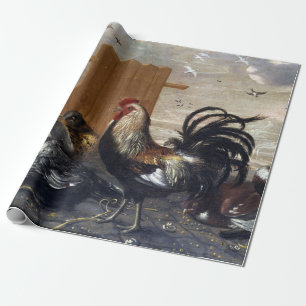 Rooster in de Chicken Yard Cadeaupapier