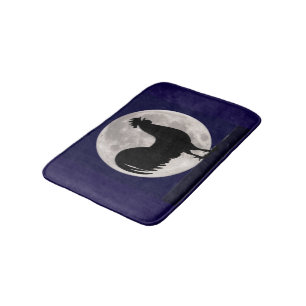 Rooster in het Moonlight Badmat