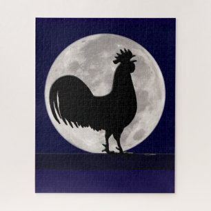 Rooster in het Moonlight Legpuzzel
