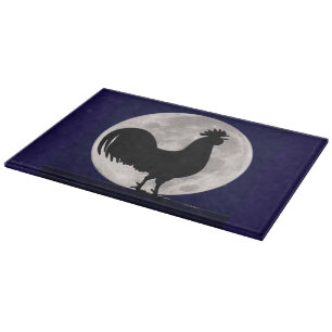 Rooster in het Moonlight Snijplank