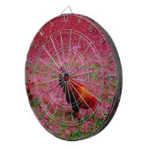 Rooster in het Paarse gras Dartbord (Voorkant Rechts)