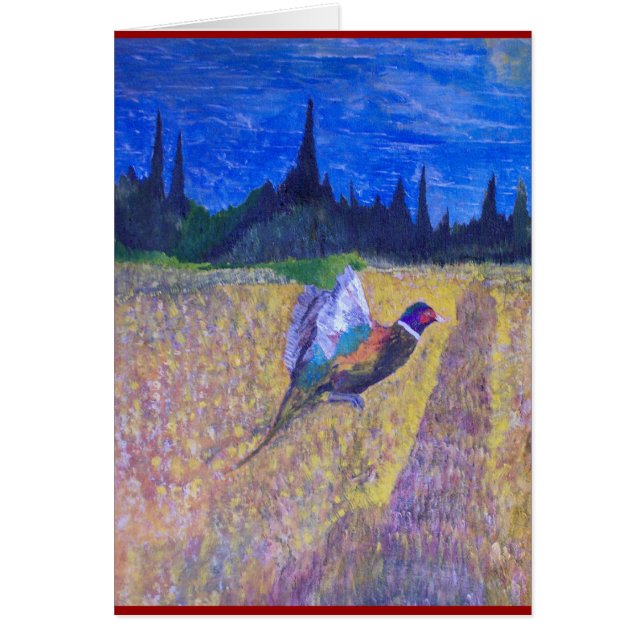 Rooster in het veld (Voorkant)