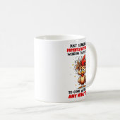 Rooster Just Standing Here Patiently Waiting For T Koffiemok (Voorkant rechts)