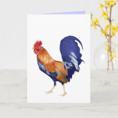 Rooster-Kaart Kaart (Gele Bloem)