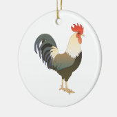 Rooster Keramisch Ornament (Links)
